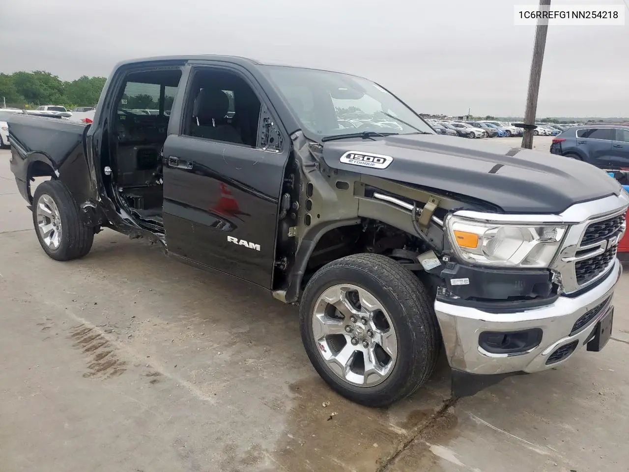2022 Ram 1500 Big Horn/Lone Star VIN: 1C6RREFG1NN254218 Lot: 59722345