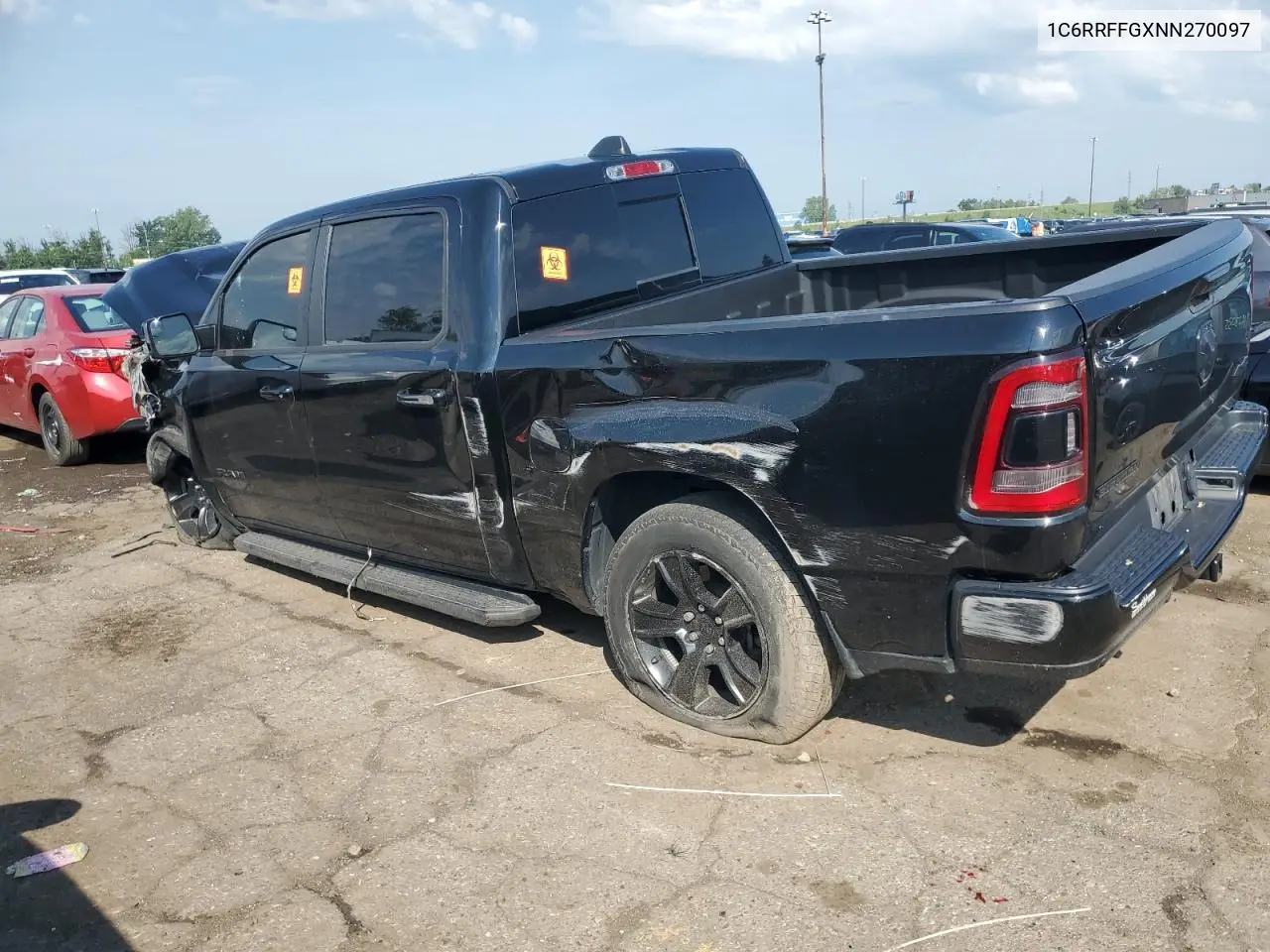 2022 Ram 1500 Big Horn/Lone Star VIN: 1C6RRFFGXNN270097 Lot: 62534575