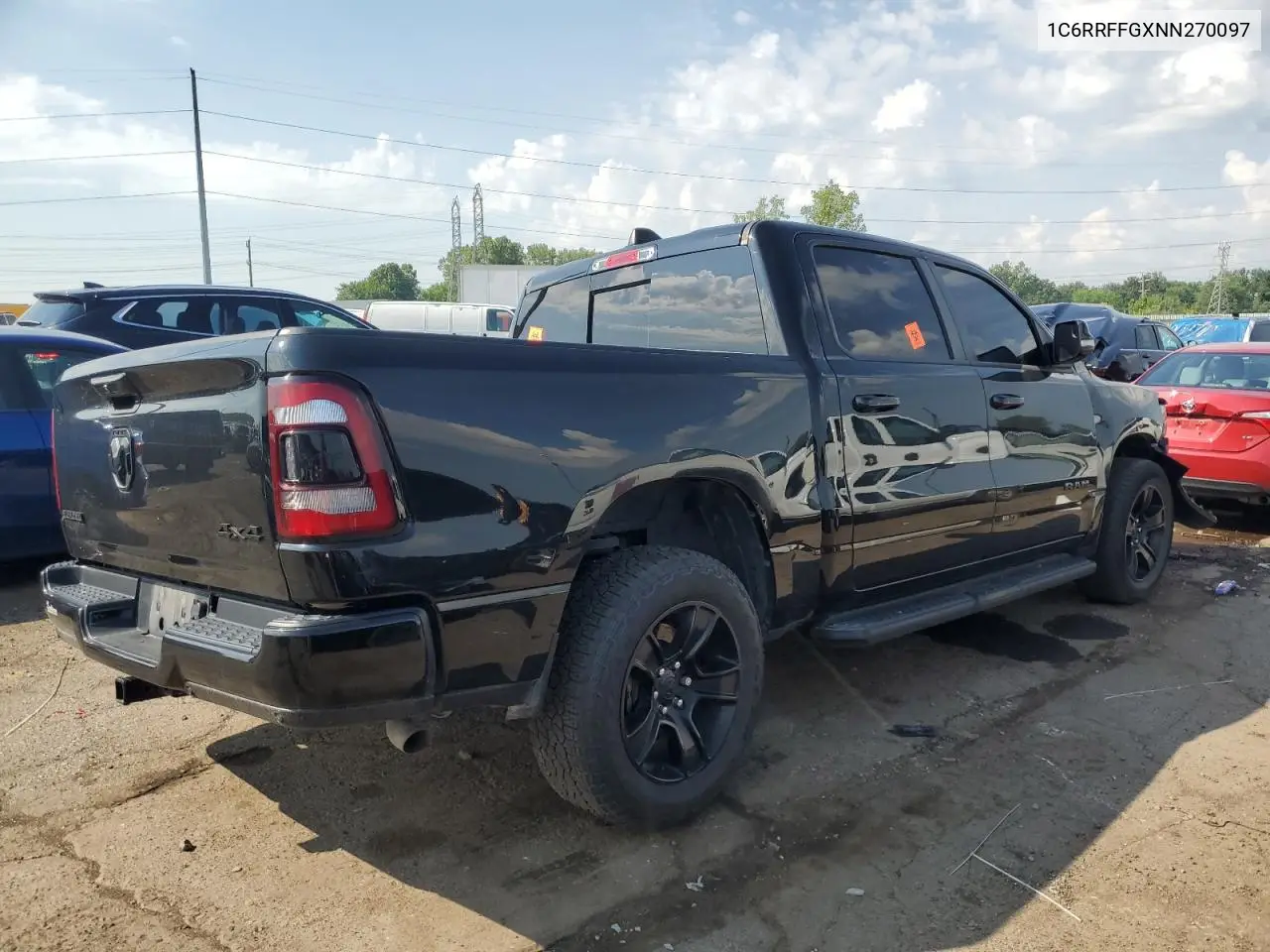 2022 Ram 1500 Big Horn/Lone Star VIN: 1C6RRFFGXNN270097 Lot: 62534575