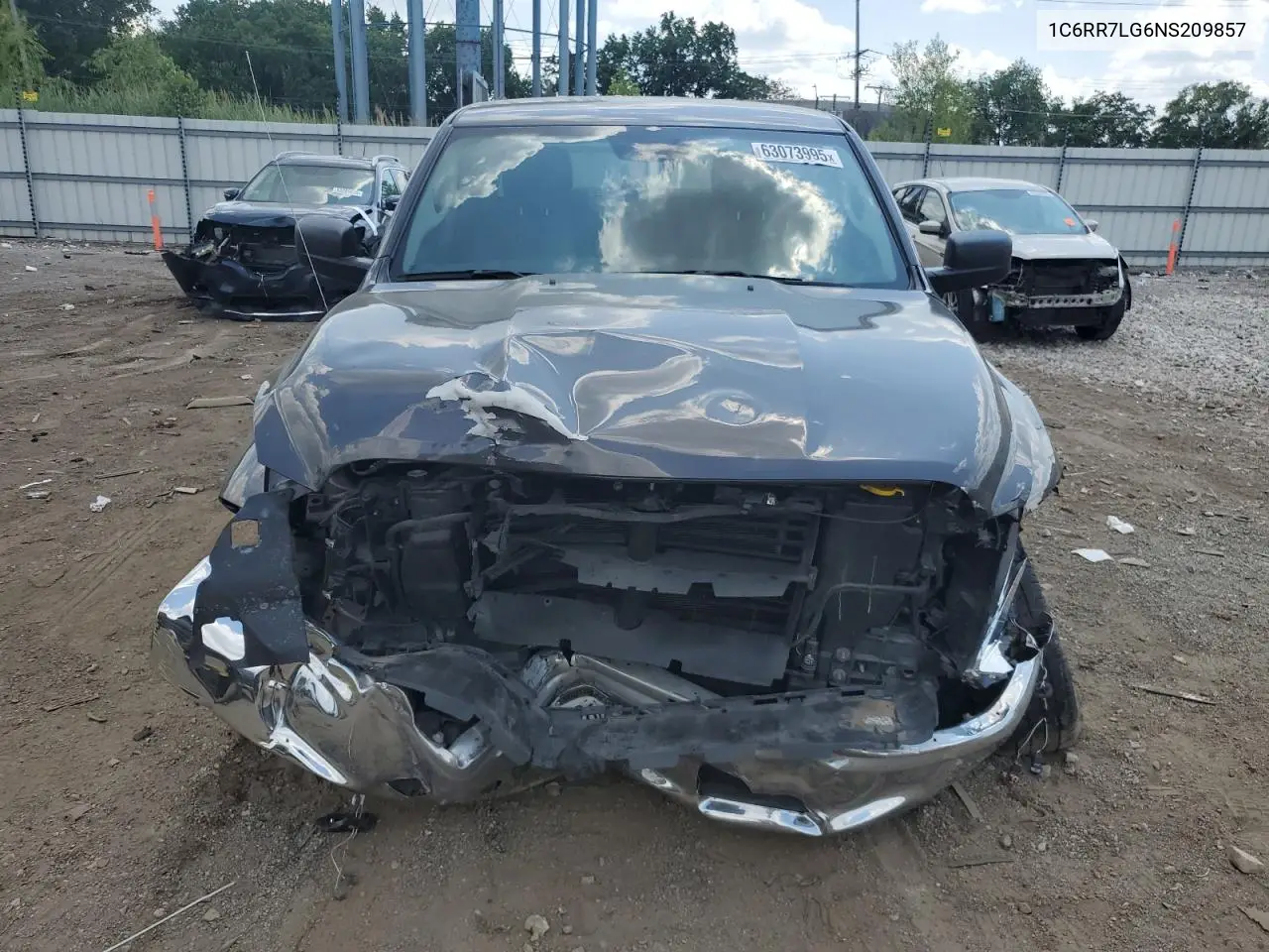 2022 Ram 1500 Classic Slt VIN: 1C6RR7LG6NS209857 Lot: 63073995