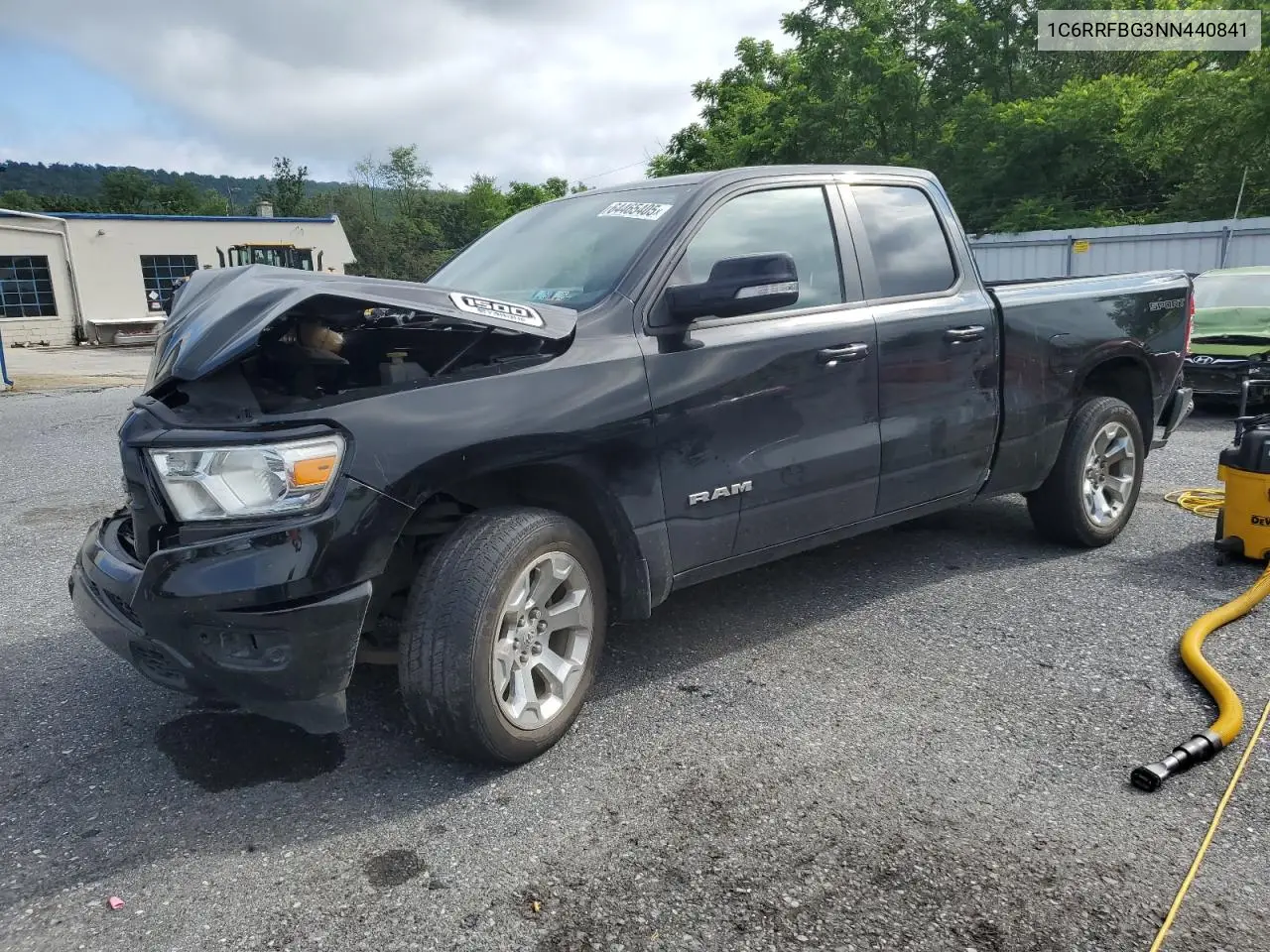 2022 Ram 1500 Big Horn/Lone Star VIN: 1C6RRFBG3NN440841 Lot: 64465405