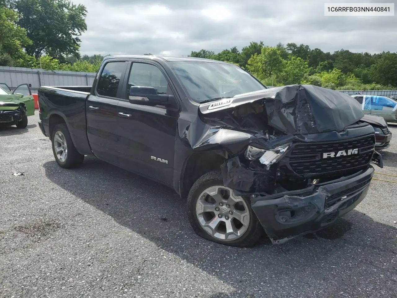 2022 Ram 1500 Big Horn/Lone Star VIN: 1C6RRFBG3NN440841 Lot: 64465405