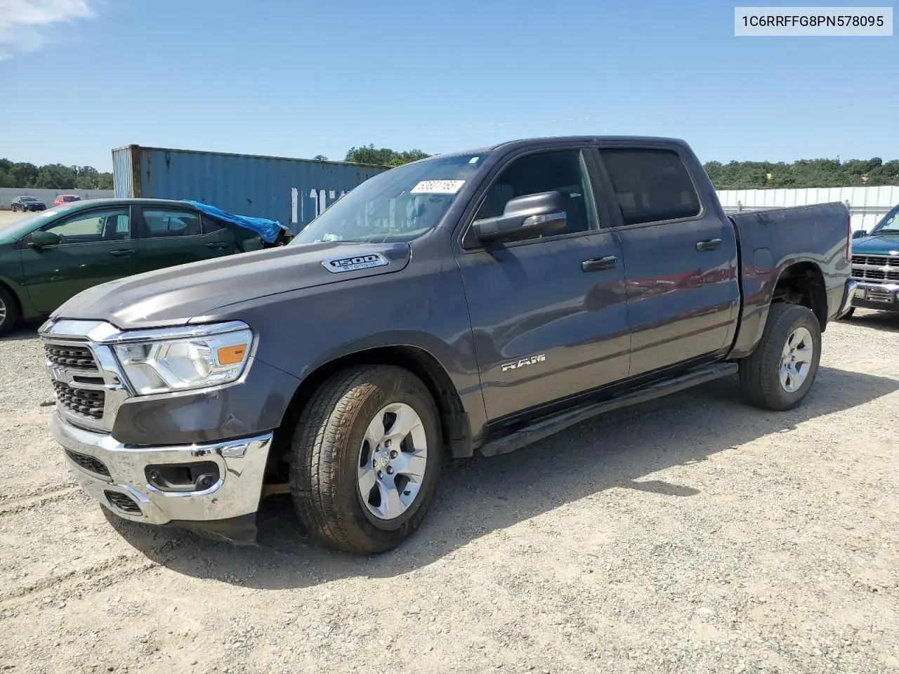 2023 Ram 1500 Big Horn/Lone Star VIN: 1C6RRFFG8PN578095 Lot: 63601165