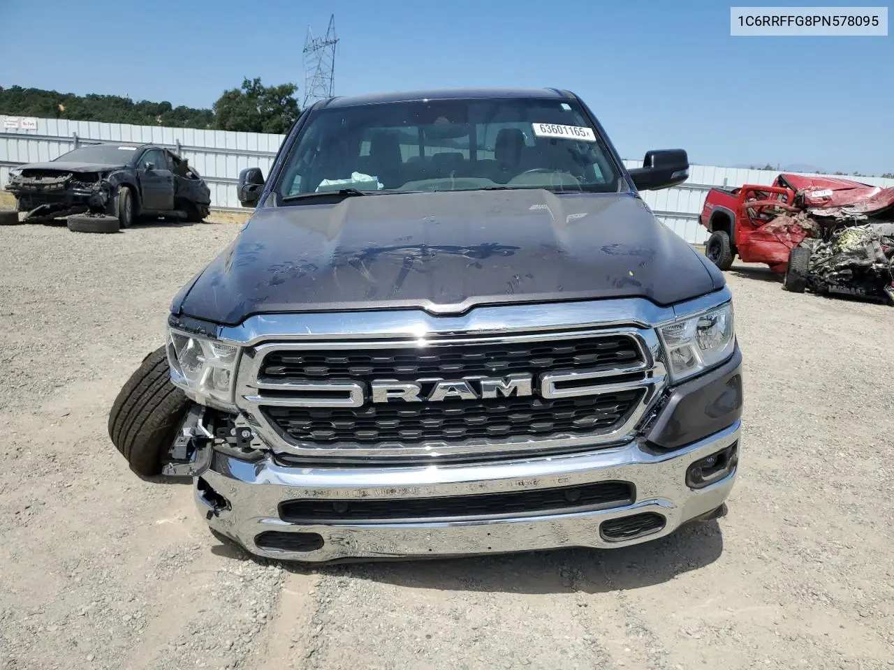 2023 Ram 1500 Big Horn/Lone Star VIN: 1C6RRFFG8PN578095 Lot: 63601165