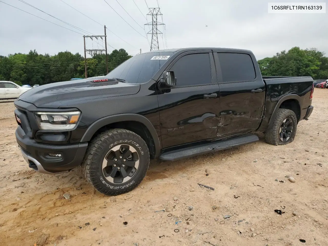 2024 Ram 1500 Rebel VIN: 1C6SRFLT1RN163139 Lot: 60737595