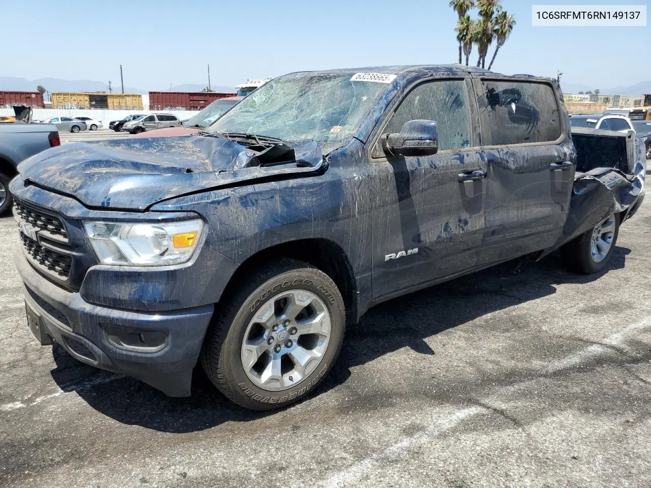 2024 Ram 1500 Big Horn/Lone Star VIN: 1C6SRFMT6RN149137 Lot: 63238665