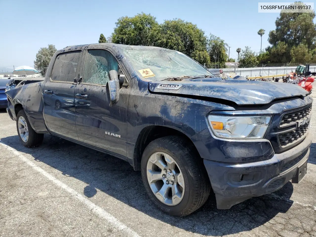 2024 Ram 1500 Big Horn/Lone Star VIN: 1C6SRFMT6RN149137 Lot: 63238665
