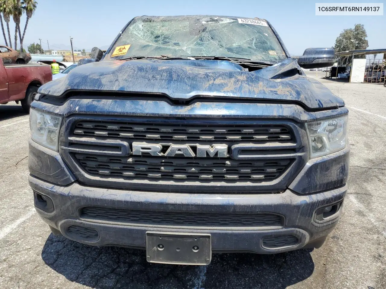 2024 Ram 1500 Big Horn/Lone Star VIN: 1C6SRFMT6RN149137 Lot: 63238665