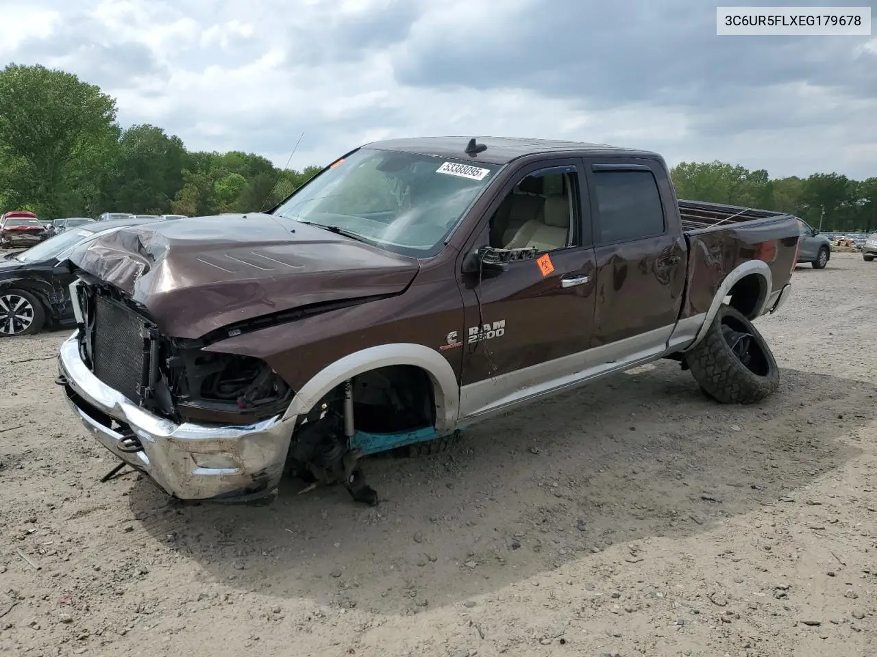 2014 Ram 2500 Laramie VIN: 3C6UR5FLXEG179678 Lot: 53388095