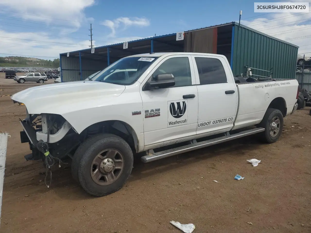 2015 Ram 2500 St VIN: 3C6UR5HJ8FG674720 Lot: 56328805