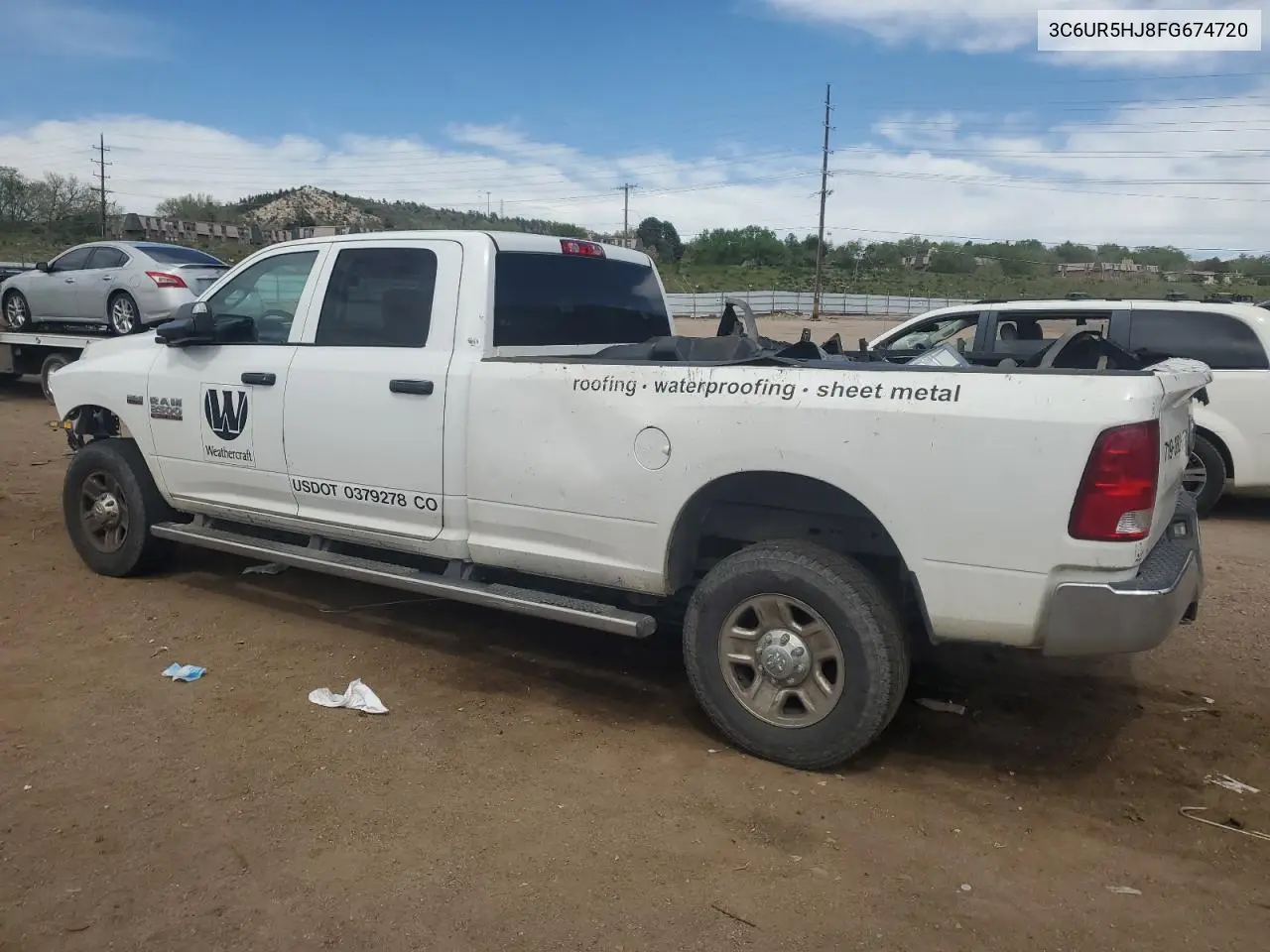 2015 Ram 2500 St VIN: 3C6UR5HJ8FG674720 Lot: 56328805