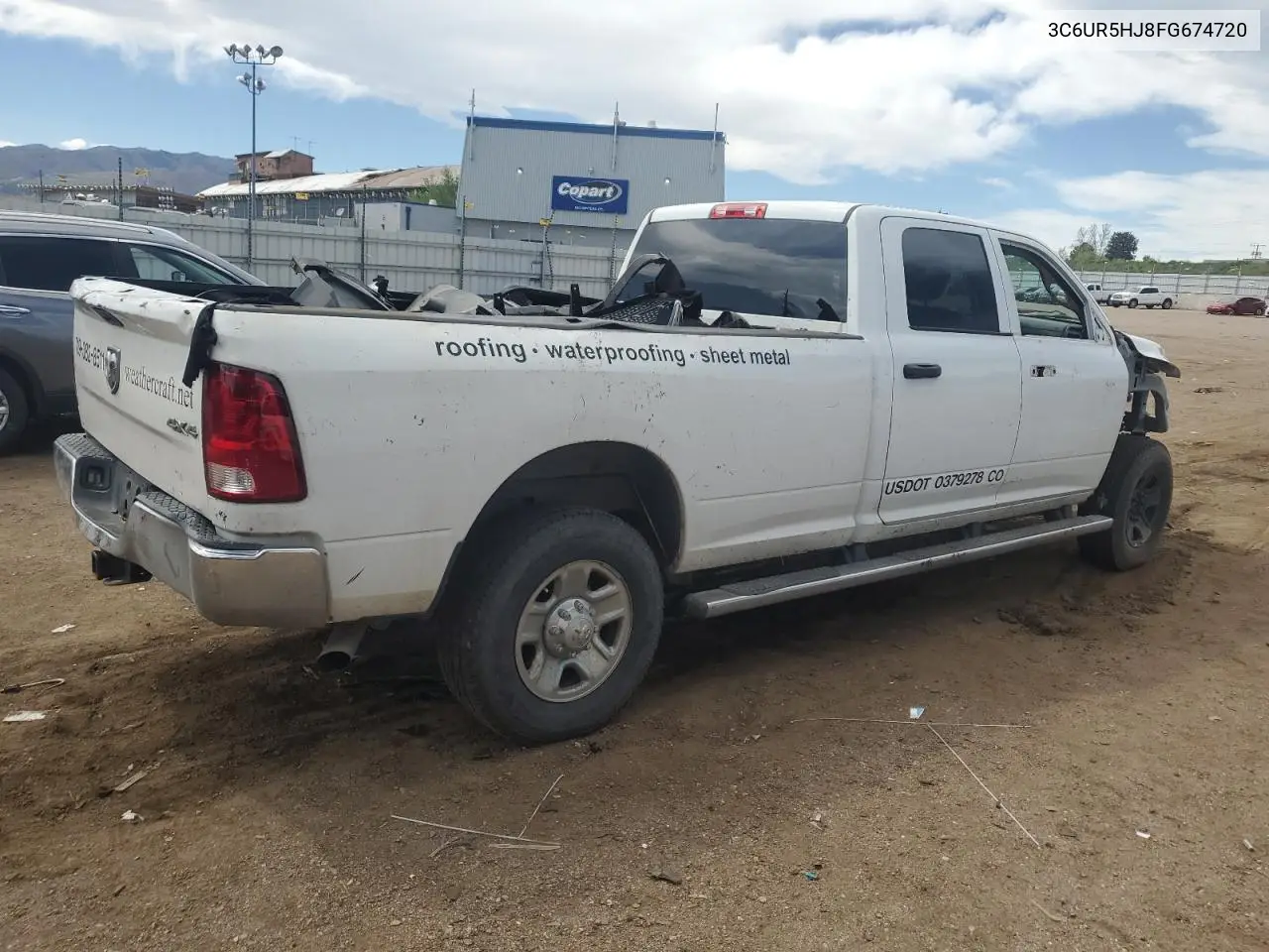 2015 Ram 2500 St VIN: 3C6UR5HJ8FG674720 Lot: 56328805