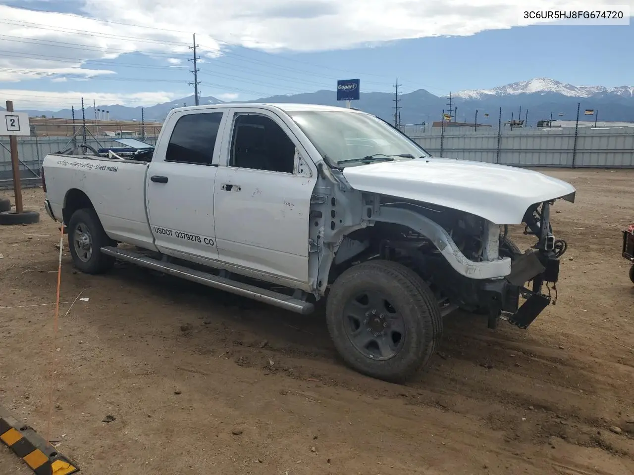 2015 Ram 2500 St VIN: 3C6UR5HJ8FG674720 Lot: 56328805