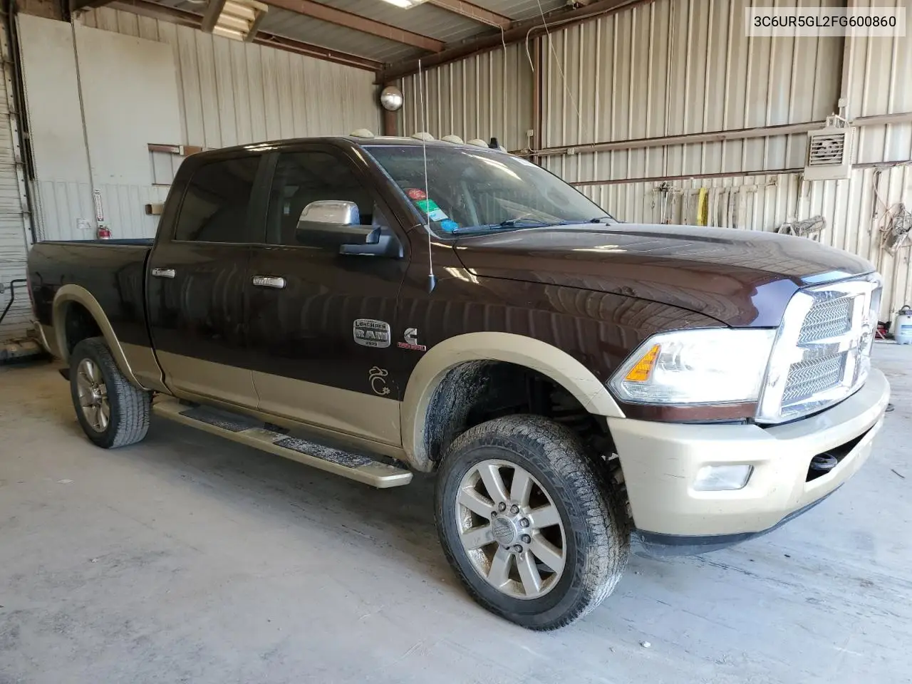 2015 Ram 2500 Longhorn VIN: 3C6UR5GL2FG600860 Lot: 56674975