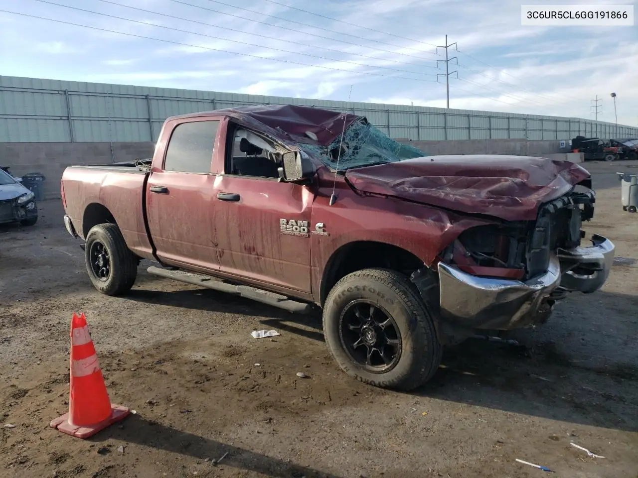 2016 Ram 2500 St VIN: 3C6UR5CL6GG191866 Lot: 52820855