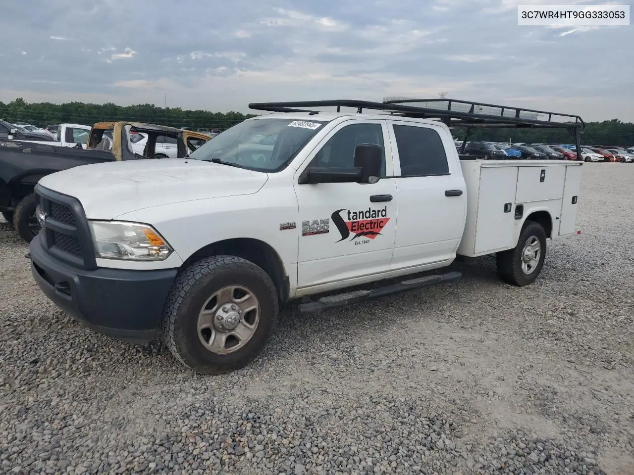2016 Ram 2500 St VIN: 3C7WR4HT9GG333053 Lot: 62493945