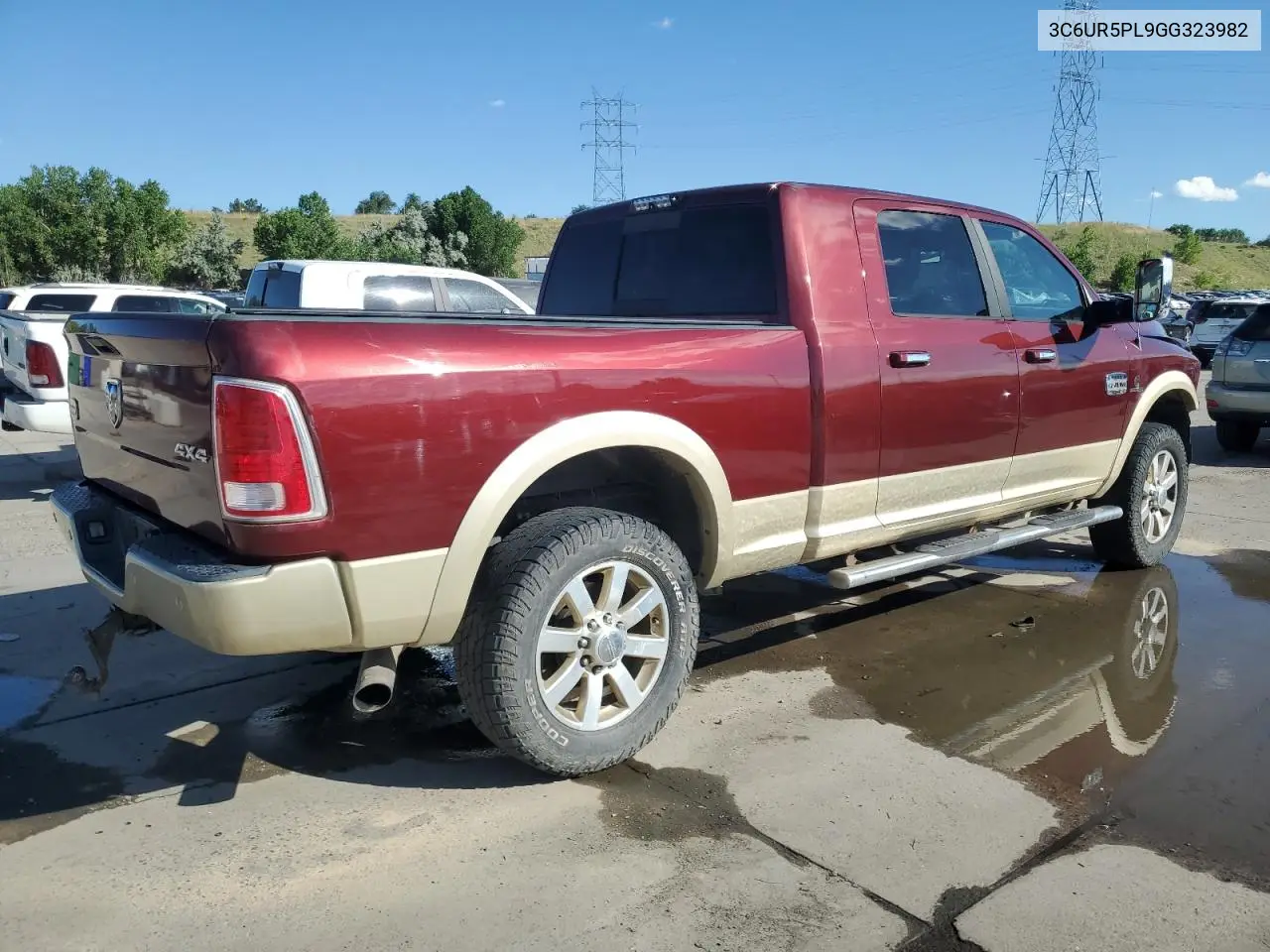 2016 Ram 2500 Longhorn VIN: 3C6UR5PL9GG323982 Lot: 62569565