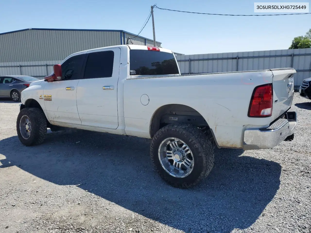 2017 Ram 2500 Slt VIN: 3C6UR5DLXHG725449 Lot: 51876565