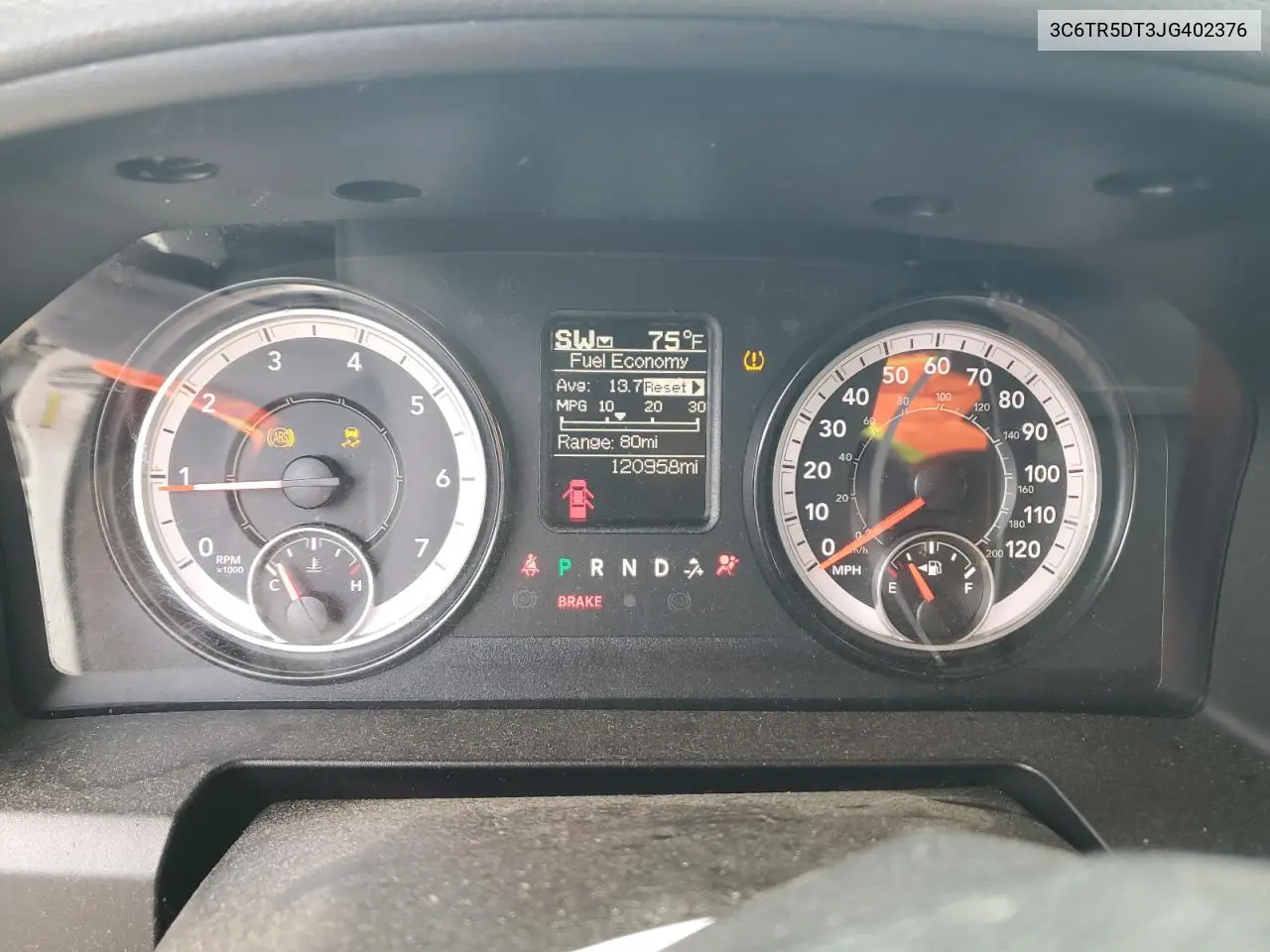2018 Ram 2500 Slt VIN: 3C6TR5DT3JG402376 Lot: 56796285