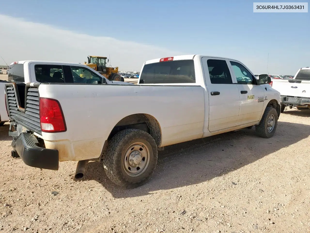 2018 Ram 2500 St VIN: 3C6UR4HL7JG363431 Lot: 56862695