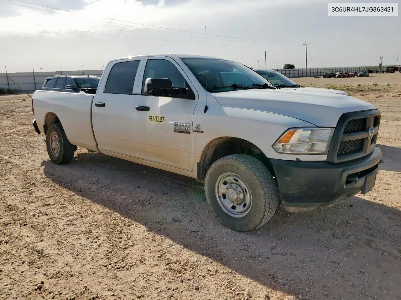 2018 Ram 2500 St VIN: 3C6UR4HL7JG363431 Lot: 56862695