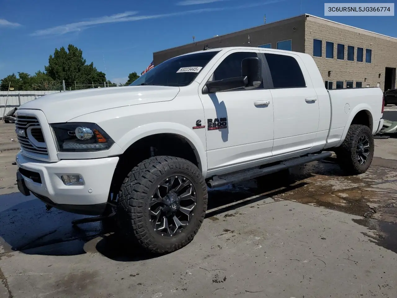 2018 Ram 2500 Laramie VIN: 3C6UR5NL5JG366774 Lot: 63223445