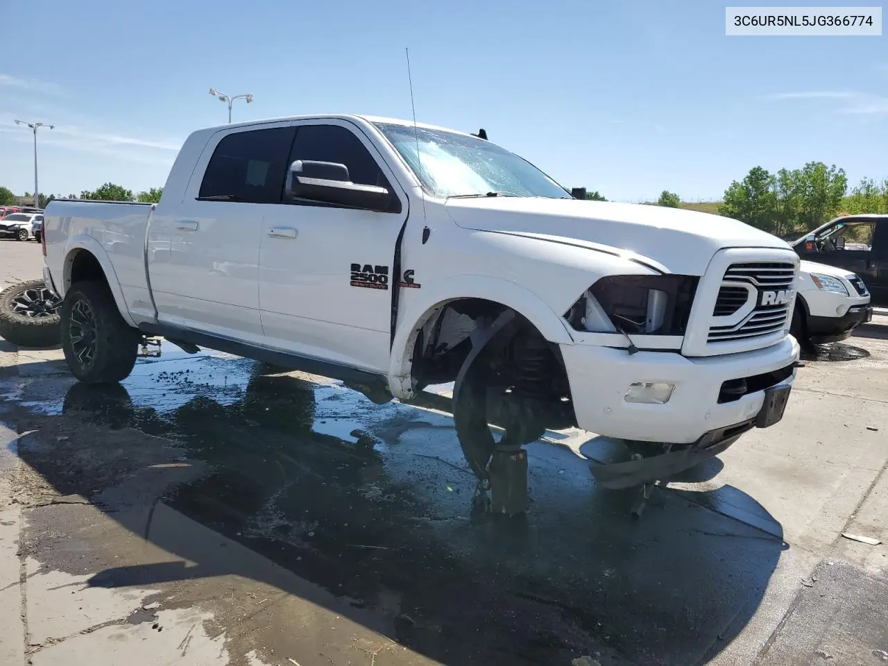 2018 Ram 2500 Laramie VIN: 3C6UR5NL5JG366774 Lot: 63223445