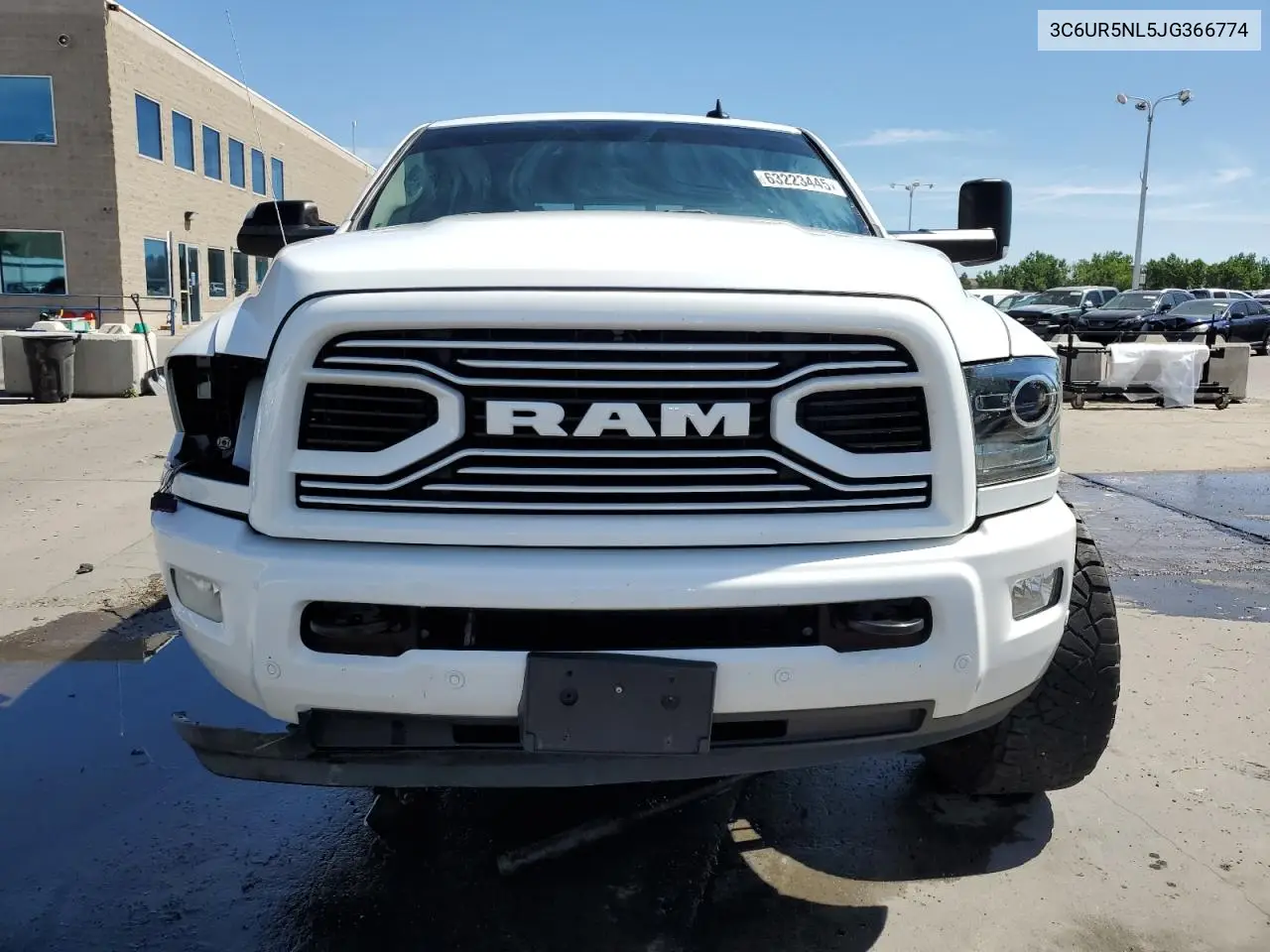 2018 Ram 2500 Laramie VIN: 3C6UR5NL5JG366774 Lot: 63223445