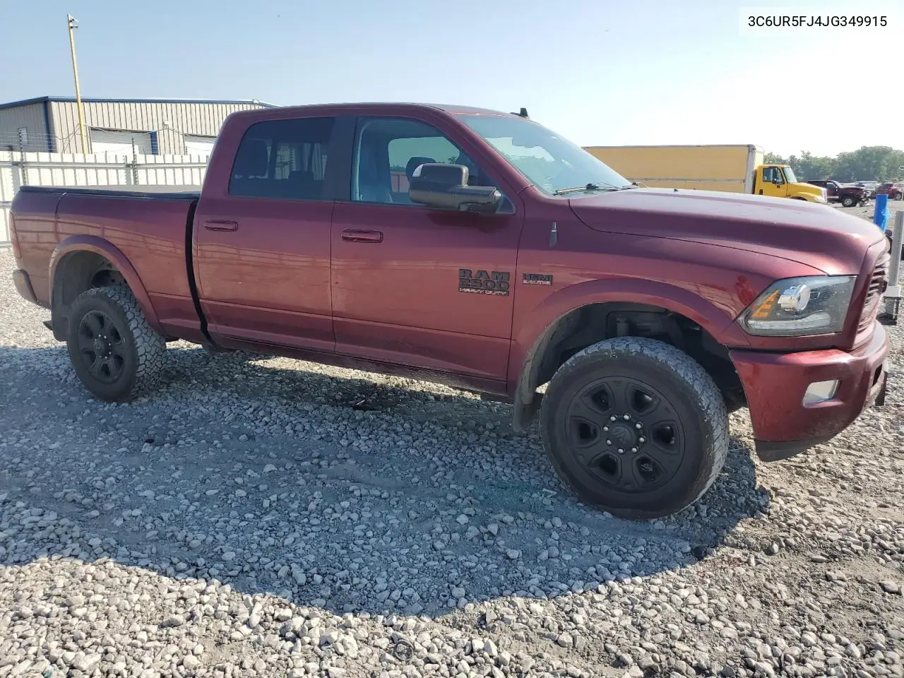 2018 Ram 2500 Laramie VIN: 3C6UR5FJ4JG349915 Lot: 63388125