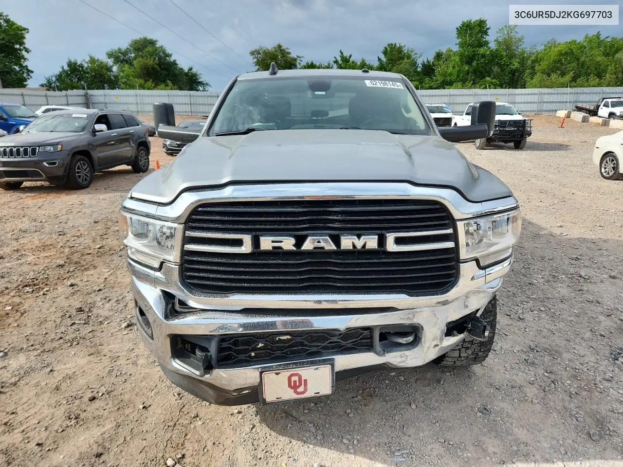 2019 Ram 2500 Big Horn VIN: 3C6UR5DJ2KG697703 Lot: 62198145