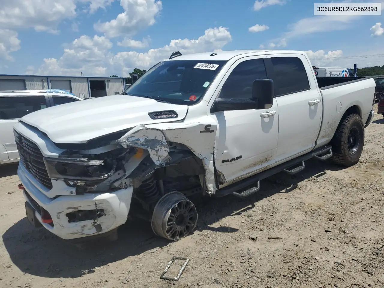 2019 Ram 2500 Big Horn VIN: 3C6UR5DL2KG562898 Lot: 62414825