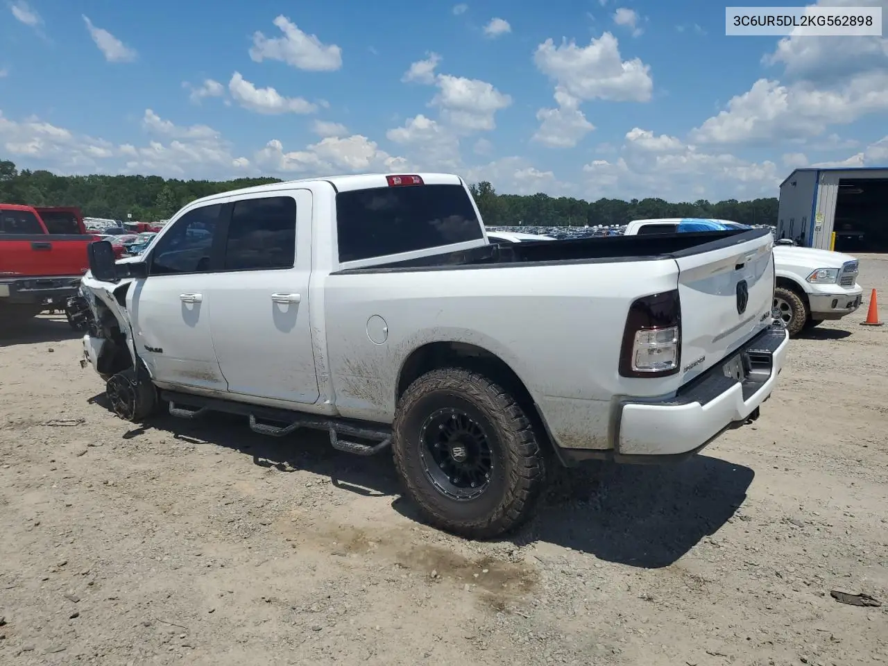 2019 Ram 2500 Big Horn VIN: 3C6UR5DL2KG562898 Lot: 62414825