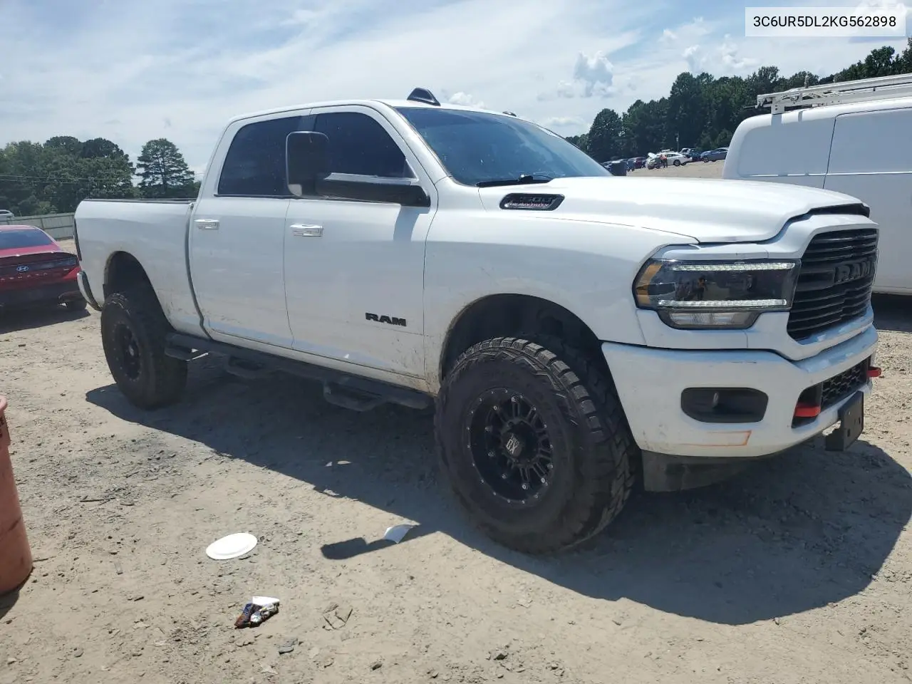 2019 Ram 2500 Big Horn VIN: 3C6UR5DL2KG562898 Lot: 62414825