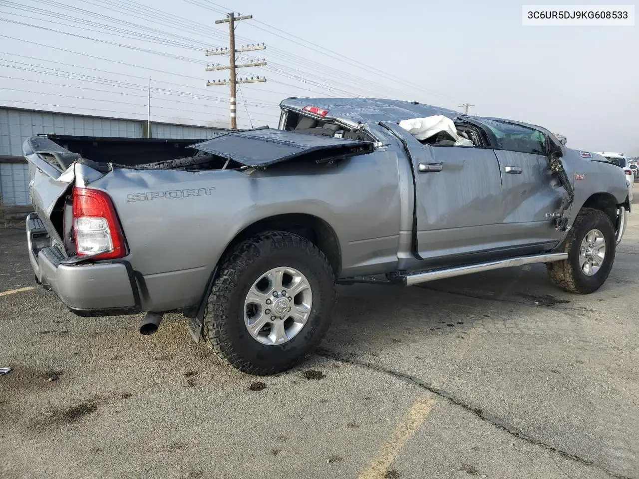 2019 Ram 2500 Big Horn VIN: 3C6UR5DJ9KG608533 Lot: 84066554