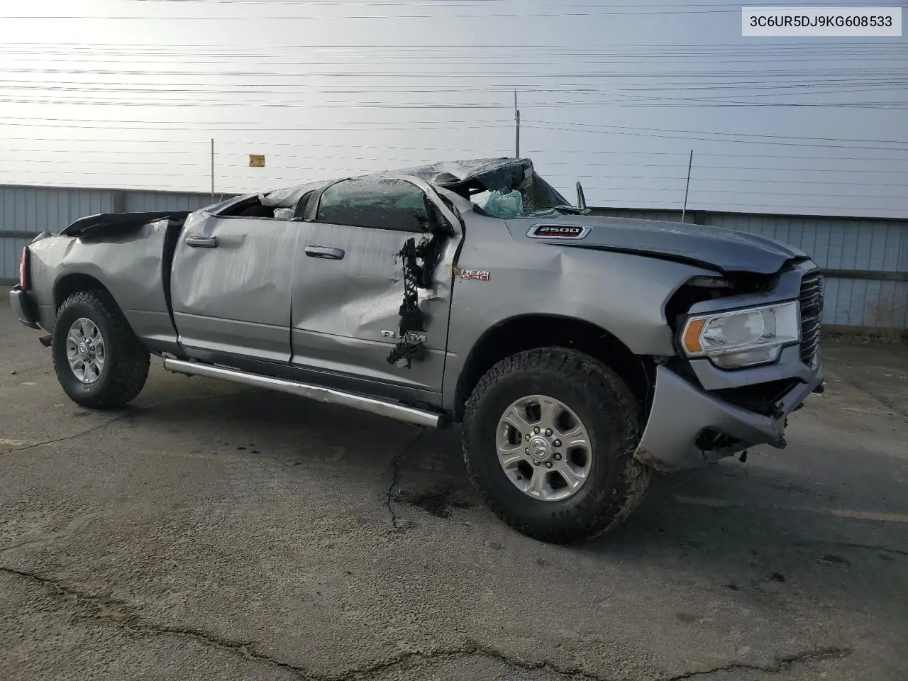 2019 Ram 2500 Big Horn VIN: 3C6UR5DJ9KG608533 Lot: 84066554