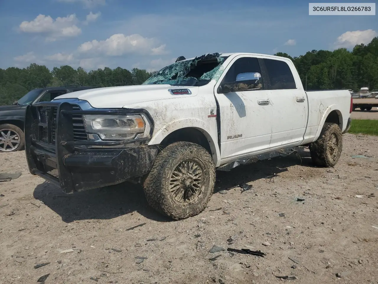 2020 Ram 2500 Laramie VIN: 3C6UR5FL8LG266783 Lot: 61735375