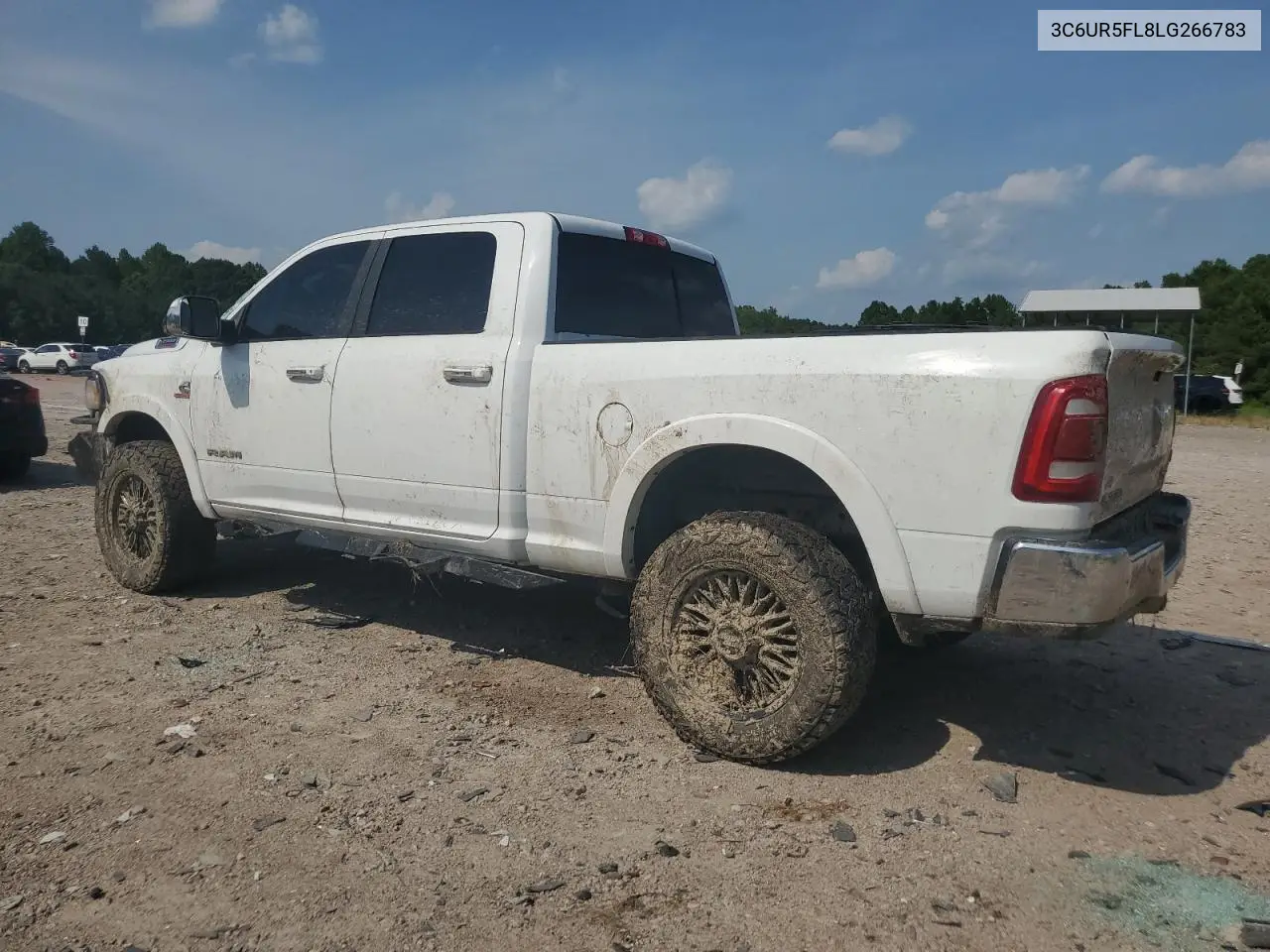 2020 Ram 2500 Laramie VIN: 3C6UR5FL8LG266783 Lot: 61735375