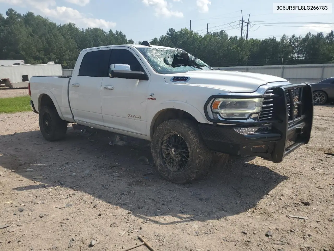 2020 Ram 2500 Laramie VIN: 3C6UR5FL8LG266783 Lot: 61735375