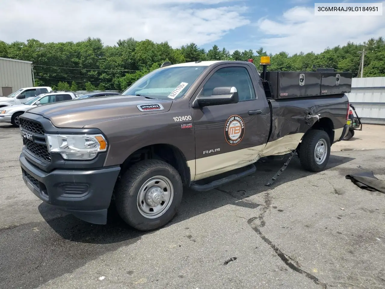2020 Ram 2500 Tradesman VIN: 3C6MR4AJ9LG184951 Lot: 62771705
