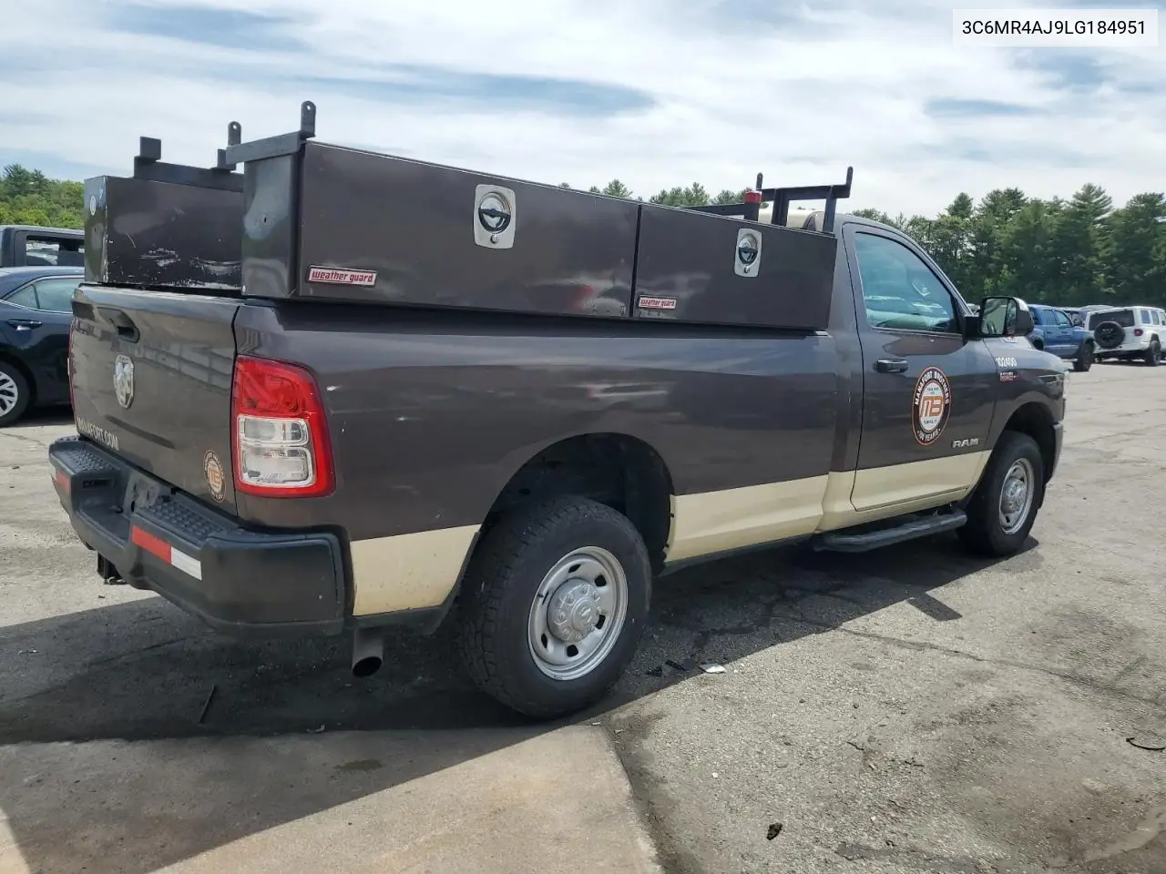 2020 Ram 2500 Tradesman VIN: 3C6MR4AJ9LG184951 Lot: 62771705