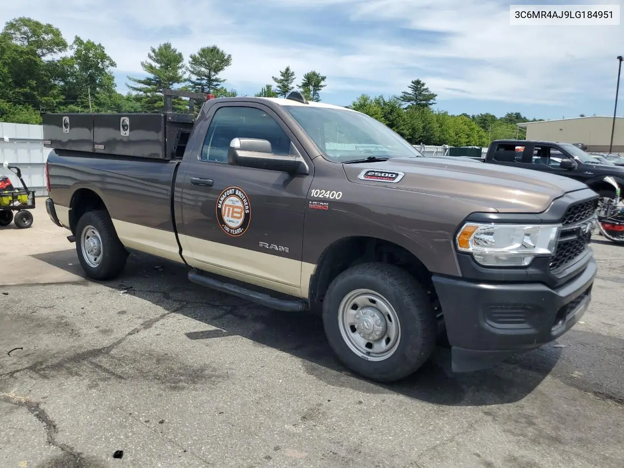2020 Ram 2500 Tradesman VIN: 3C6MR4AJ9LG184951 Lot: 62771705