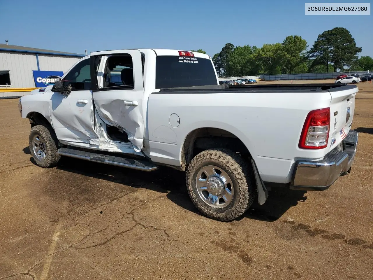 2021 Ram 2500 Big Horn VIN: 3C6UR5DL2MG627980 Lot: 51838145