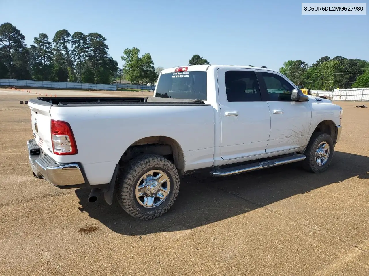 2021 Ram 2500 Big Horn VIN: 3C6UR5DL2MG627980 Lot: 51838145