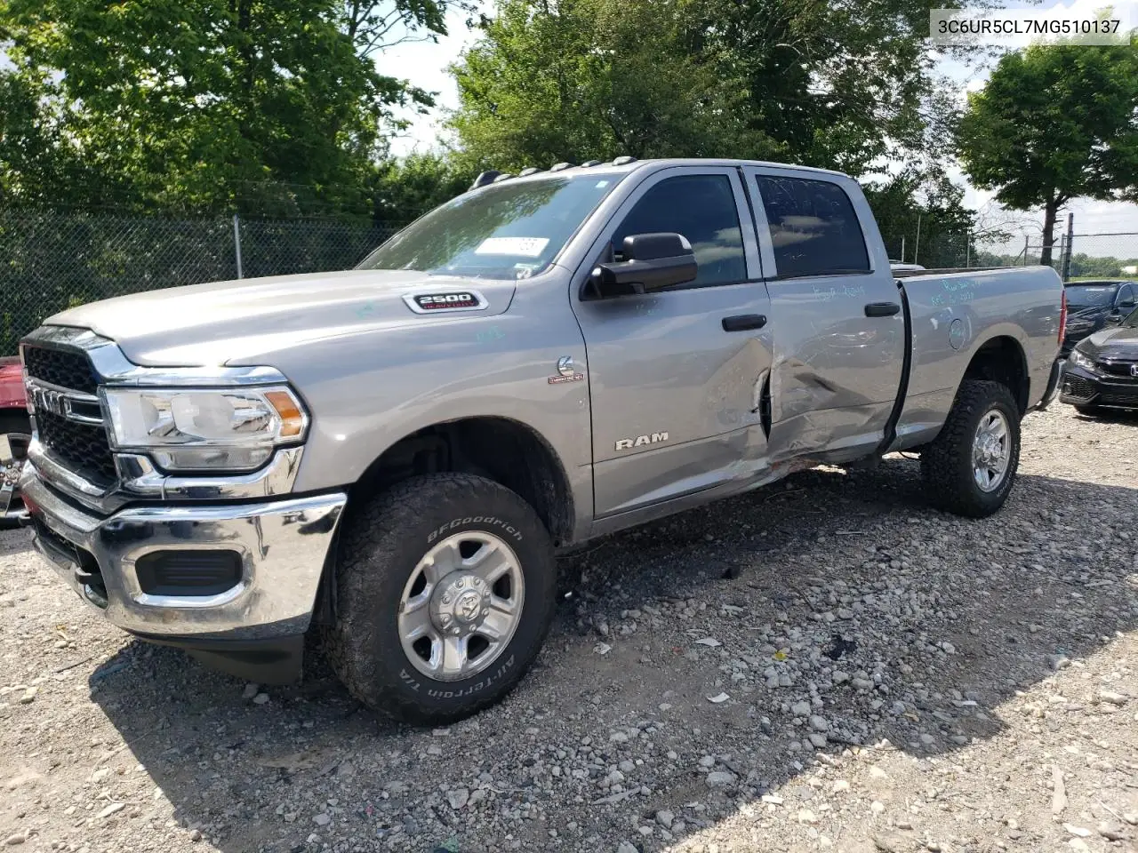 2021 Ram 2500 Tradesman VIN: 3C6UR5CL7MG510137 Lot: 60991965