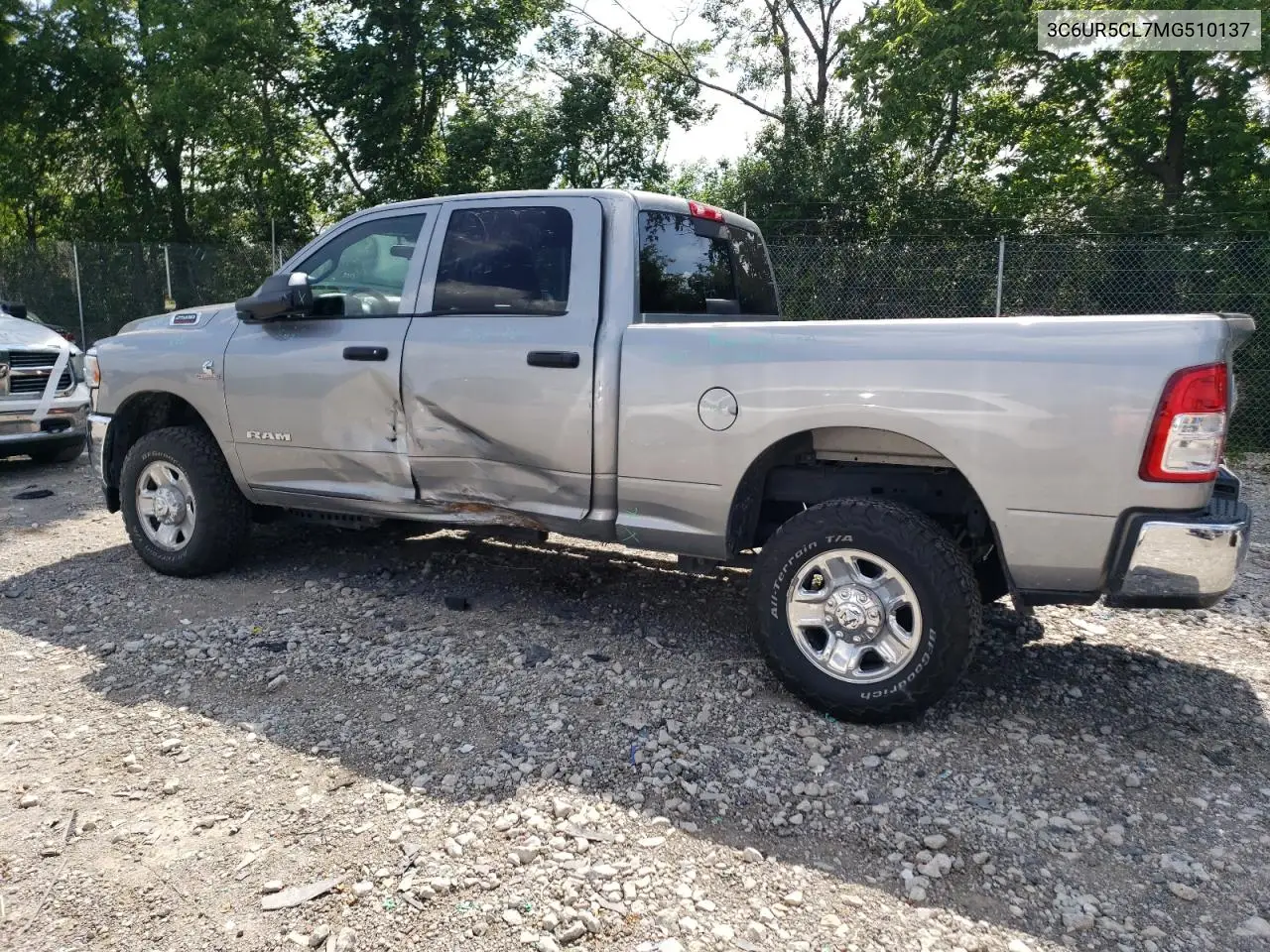 2021 Ram 2500 Tradesman VIN: 3C6UR5CL7MG510137 Lot: 60991965