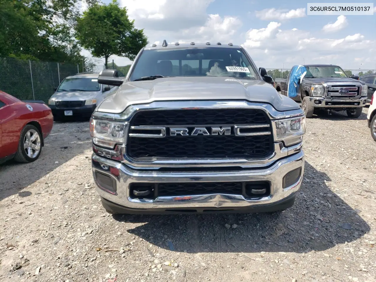 2021 Ram 2500 Tradesman VIN: 3C6UR5CL7MG510137 Lot: 60991965
