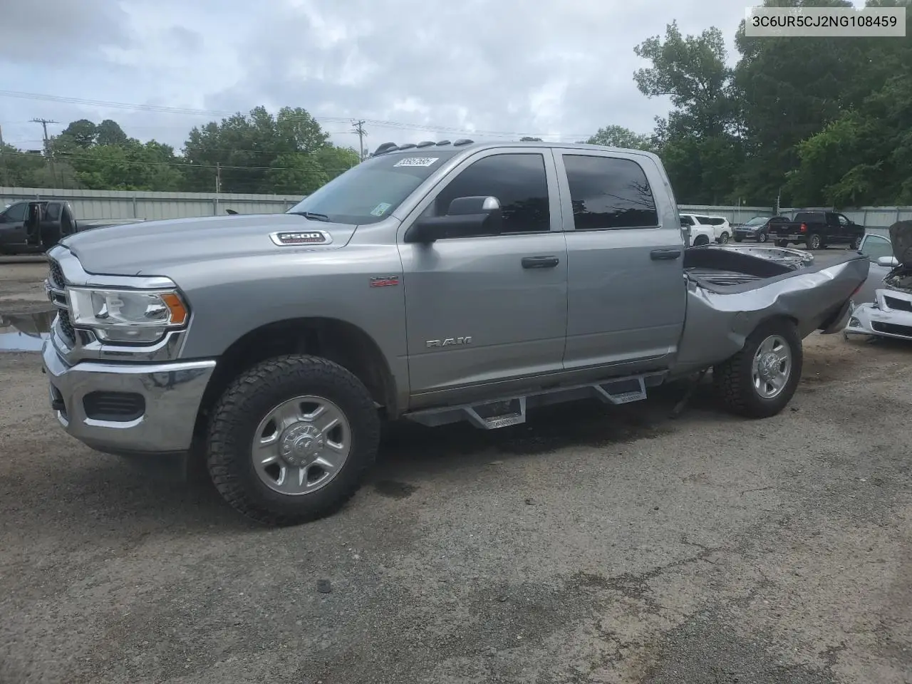 2022 Ram 2500 Tradesman VIN: 3C6UR5CJ2NG108459 Lot: 55957595