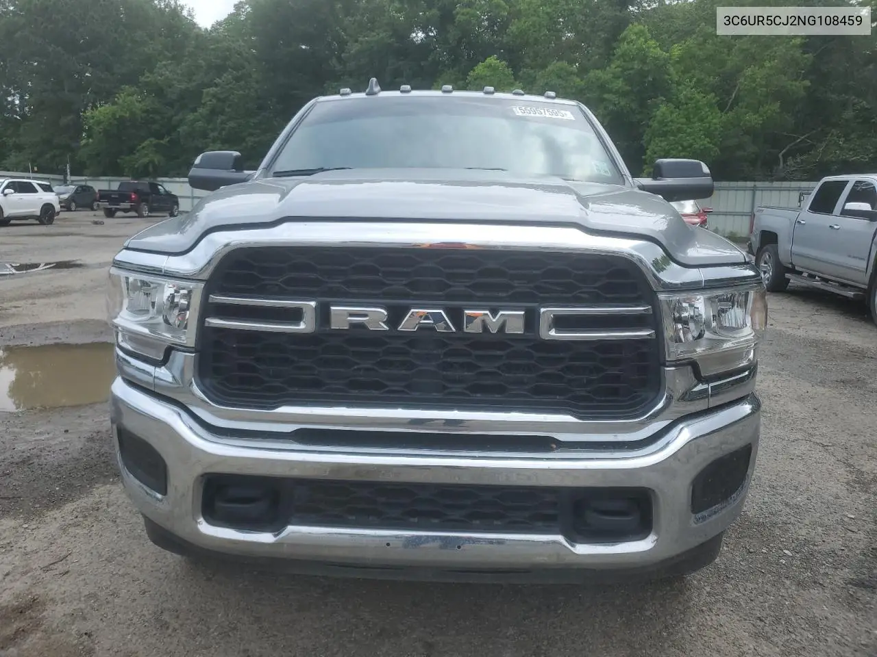 2022 Ram 2500 Tradesman VIN: 3C6UR5CJ2NG108459 Lot: 55957595