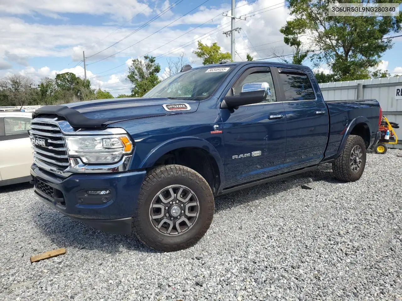 2022 Ram 2500 Longhorn VIN: 3C6UR5GL9NG280340 Lot: 56346455