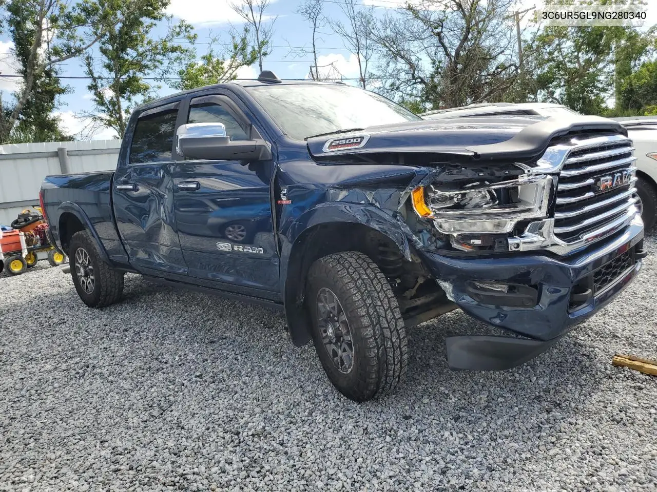 2022 Ram 2500 Longhorn VIN: 3C6UR5GL9NG280340 Lot: 56346455